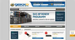 Desktop Screenshot of gekko-computer.de